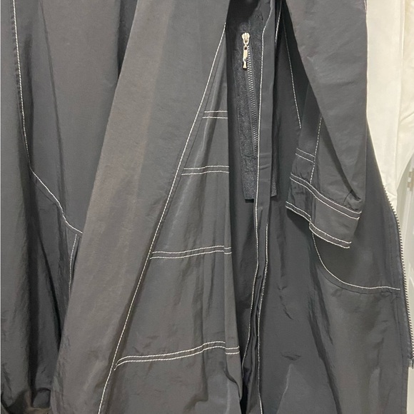 FRANSTYLE  Black Women's Trench Coat Size M - Picture 8 of 10